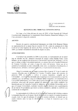 TRIBUNAL CONSTITUCIONAL