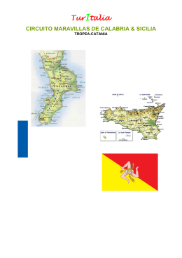 CIRCUITO MARAVILLAS DE CALABRIA & SICILIA