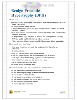 Benign Prostatic Hypertrophy (BPH)