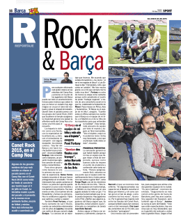 canet rock 2015, en el camp nou Barça