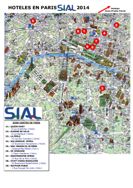HOTELES PARIS - SIAL 2014