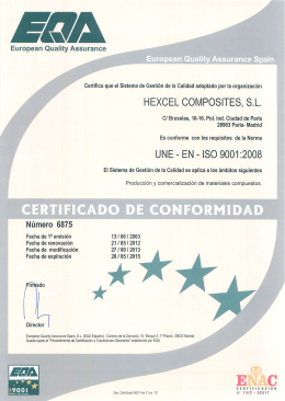 HEXCEL COMPOSITES, S.L.