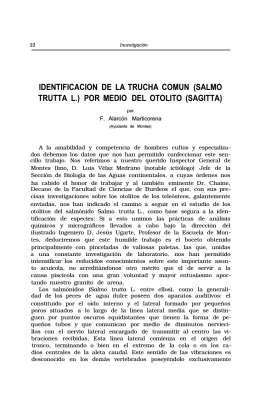 Identificación de la trucha común