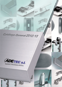 CATALOGO ADETEC 2013 - ADETEC maquinaria accesorios y