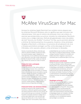 McAfee VirusScan for Mac