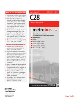 C28 - Washington Metropolitan Area Transit Authority