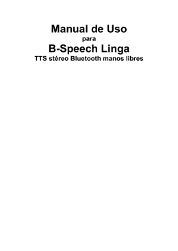 Manual B-Speech Linga(es)