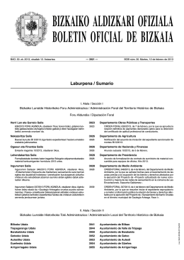 bizkaiko aldizkari ofiziala boletin oficial de bizkaia