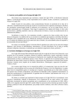 LA INFLUENCIA DEL FRANCÉS EN EL RUMANO: UN ENFOQUE
