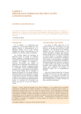 Capítulo 4 - International Sri Sathya Sai Organization