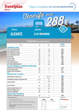 Tenerife - Viajes Sureste