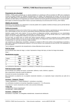 FORTIS L FUND Bond Government Euro