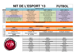 Horaris Futbol