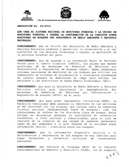 RESOLUCIÓN No. 20/2012 - The Forest Carbon Partnership Facility