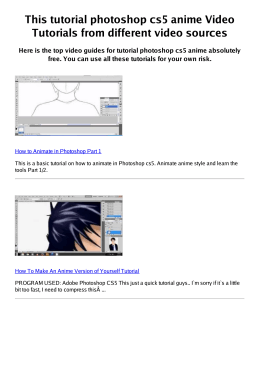 #Z tutorial photoshop cs5 anime PDF video books