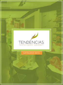 Descargar Catálogo - Tendencias Tentaciones Gourmet