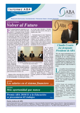 Newsletter 32.indd - ABA Asociación de Bancos de la Argentina