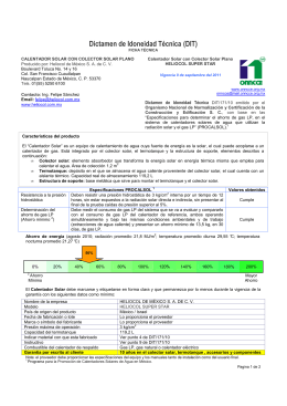 171F Calentador Solar HELIOCOL