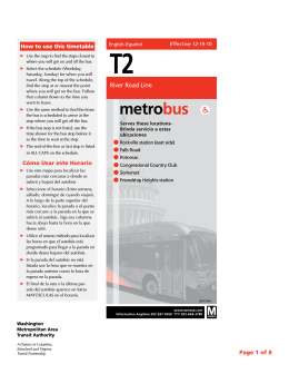 T2 bus - Washington Metropolitan Area Transit Authority