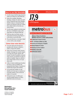 j7,9 - Washington Metropolitan Area Transit Authority