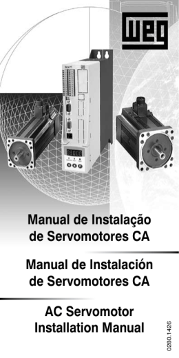 Manual de Instalação de Servomotores CA AC Servomotor