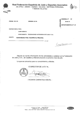 Real Federación spañoia de Judo y Deportes Asociados
