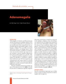 adenomegalia - Hematología y Medicina Interna Tel. 55685014