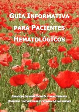Guía del Paciente Hematológico - Hospital Universitario Virgen de