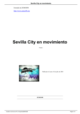 Sevilla City en movimiento