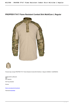 PROPPER F7417 Flame Resistant Combat Shirt