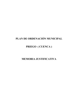 Memoria Justificativa POM