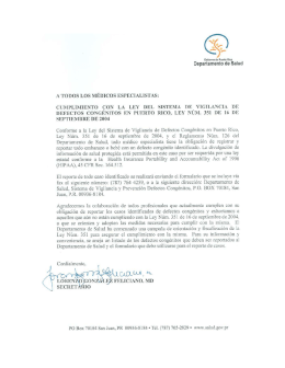 CARTA MEDICOS - Triple