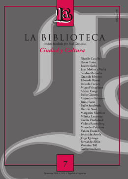 Revista La Biblioteca N° 7 - Trapalanda