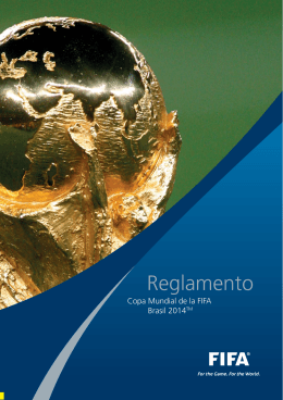 reglamentos copa mundial brasil 2014