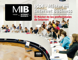 - Máster en Internet Business - MIB