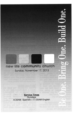 .25 25 .25 maﬁa.me - New Life Community Church