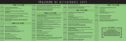 PROGRAM IE MHVIMHS 20l5