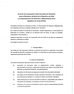 COREA: Convenio de Colaboración en materia de Alimentos