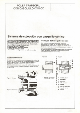 Sistema de sujección con casquillo cónico