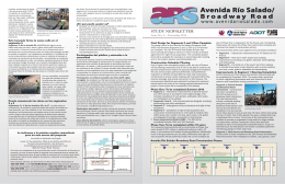 STUDY NEWSLETTER - Avenida Rio Salado /Broadway Road Project