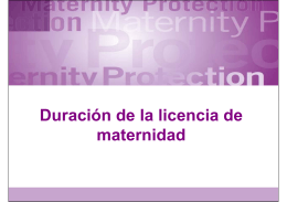 Duración de la licencia de maternidad, por país y región