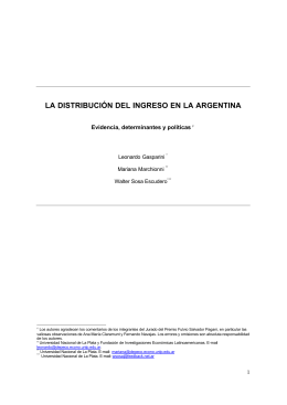 ARCOR FINAL - cedlas - Universidad Nacional de La Plata