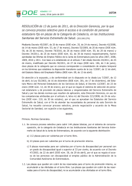 DOE 2011 - Nº 117.qxd - Diario Oficial de Extremadura