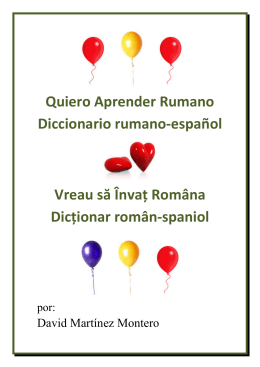 Quiero Aprender Rumano Diccionario rumano