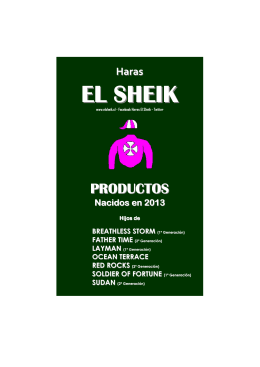 Productos Nacidos en 2013