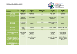 semana del 22 jun - Sabadell High School