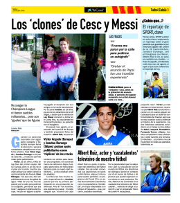 Los `clones` de Cesc y Messi