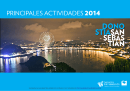 Principales actividades 2014