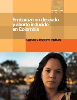 Embarazo no deseado y aborto inducido en Colombia