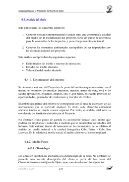 6.4. Análisis del Medio - Autoridad Portuaria de Gijón